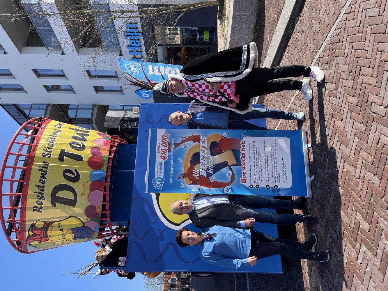 2. Meer Lokale AH Beekman Aankondiging B Tjes Actie CV De Teuten Sponsoring